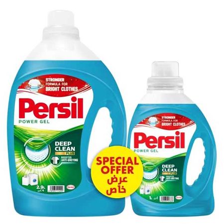 Persil Power Gel Low Foam 2.9ltr+1ltr