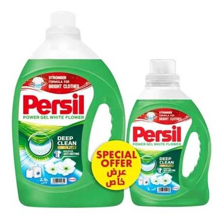 Persil Power Gel White Flower (green) 2.9ltr+1ltr