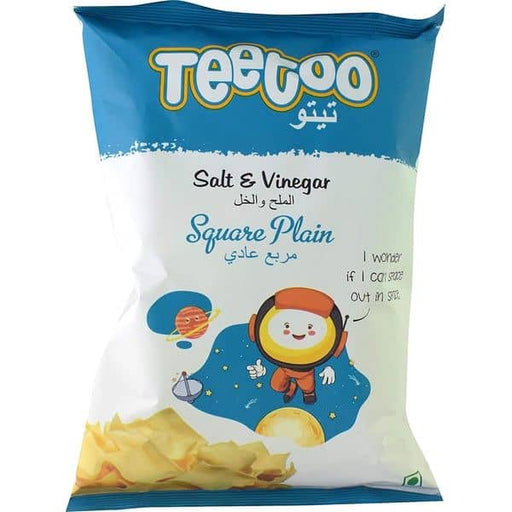 Teetoo Salt And Vinegar Square Plain 48 x 16g