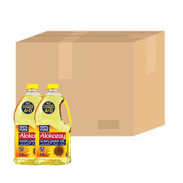 Alokozay Sunflower Oil 1.5L x 6