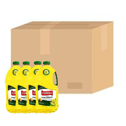 Coroli Pure Corn Oil Pet Jar 3ltr x 4